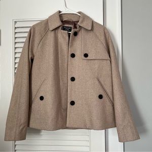 Abercrombie & Fitch Tan Pea Coat